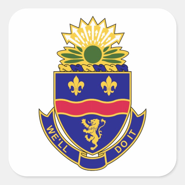 Adesivo Quadrado Regimento de Infantaria 148 - Faremos isso (Frente)