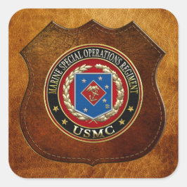 Adesivo Quadrado Regimento de Operações Especiais Marinhas (MSOR) [