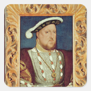 Adesivo Quadrado Rei Henry VIII