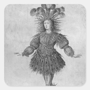 Adesivo Quadrado Rei Louis XIV de France