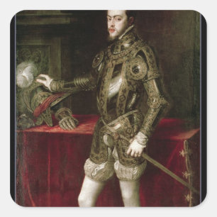 Adesivo Quadrado Rei Philip II 1550