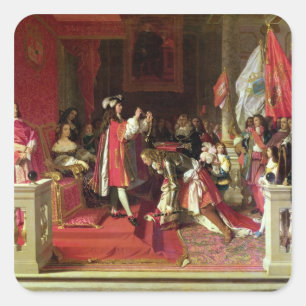 Adesivo Quadrado Rei Philip V da espanha