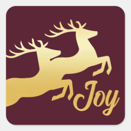 Adesivo Quadrado Reindeer minimalista