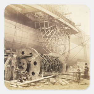 Adesivo Quadrado Reino Brunel de Isambard (1806-59) ao lado 'do