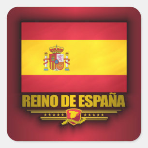 Adesivo Quadrado Reino de Espana