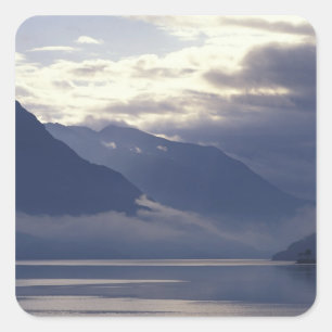 Adesivo Quadrado Reino Unido, Escócia. Loch Duich