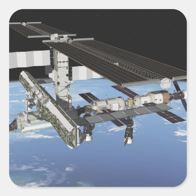 Adesivo Quadrado Renderização do artista (Frente)