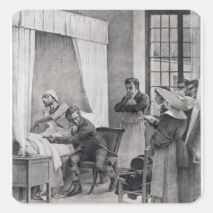 Adesivo Quadrado Rene Theophile Hyacinthe Laennec