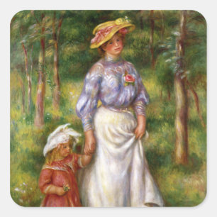 Adesivo Quadrado Renoir: A caminhada