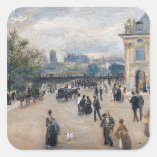 Adesivo Quadrado Renoir - Paris, Institut au Quai Malaquais