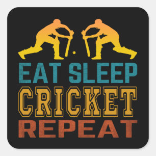 Adesivo Quadrado Repetir Críquete de Repouso