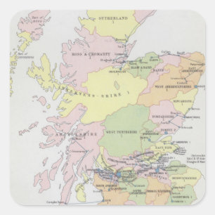 Adesivo Quadrado Representação Parlamentar   Escócia