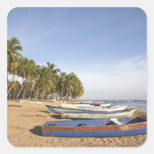 Adesivo Quadrado República Dominicana, Costa Norte, Nagua, Praia