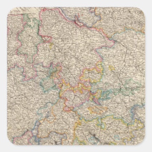 Adesivo Quadrado República Federal da Alemanha