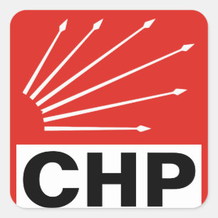 Adesivo Quadrado Republicanos (Turquia)