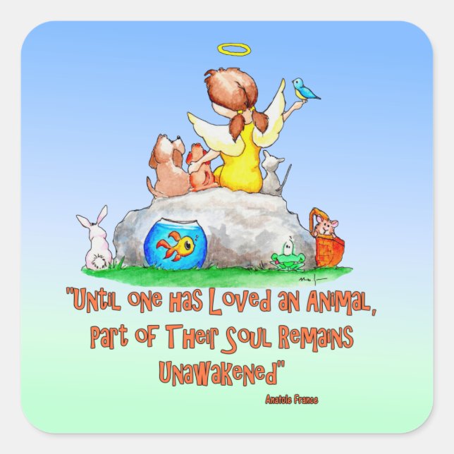 Adesivo Quadrado Resgate Angel (Frente)