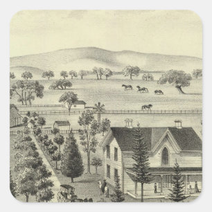 Adesivo Quadrado Residência de Quinn