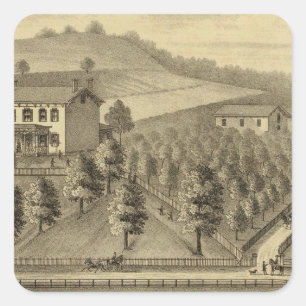 Adesivo Quadrado Residência de William Schrader