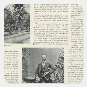 Adesivo Quadrado Residência e pomar em Califórnia