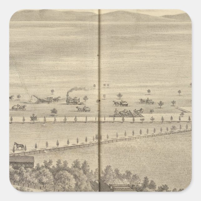 Adesivo Quadrado Residência Reed, Knights Landing (Frente)