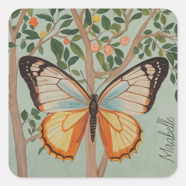 Adesivo Quadrado Resiliência de Flutuação Personalizada (Frente)