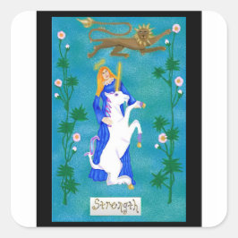 Adesivo Quadrado Resistência - Vinheta