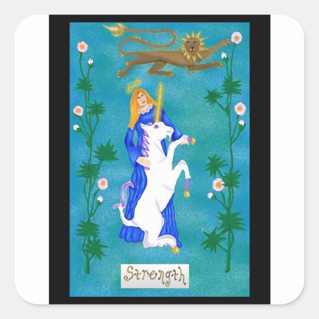 Adesivo Quadrado Resistência - Vinheta (Frente)