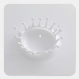 Adesivo Quadrado Respingo do leite