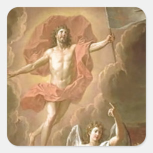Adesivo Quadrado Ressurreição De Cristo