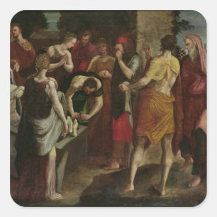 Adesivo Quadrado Ressurreição de Lazarus 2