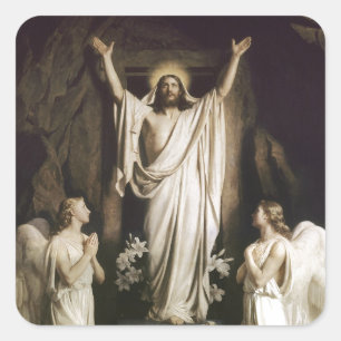 Adesivo Quadrado Ressurreição na Tumba