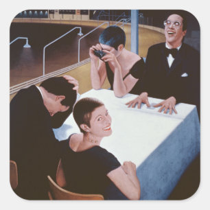 Adesivo Quadrado Resultado instantâneo 1980