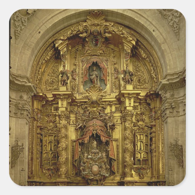 Adesivo Quadrado Retable of the Sacrament Chapel (Frente)