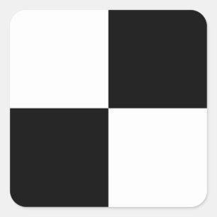 Adesivo Quadrado Retângulos preto e branco