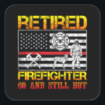 Adesivo Quadrado Retired Firefighter 60th Birthday Thin Conversas<br><div class="desc">The Perfect Birthday bordador For a 60 Years Old Retired Firefighter, Fireman, EMS, EMT, Paramedic, Fire Captain Or Volunteer. Aprumas a Retirement veneno For Those Who Worked Em Emergency serviços And For Someone Who Has Accomplished a Em Firefighting Em His Life. Retired Firefighter 60 And Silencioso Hot Is Great For...</div>