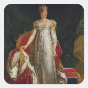 Adesivo Quadrado Retrato da imperatriz Marie Louise de France