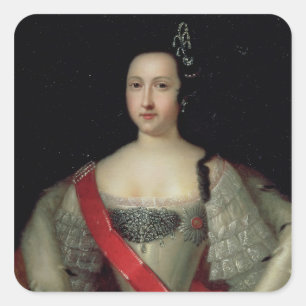 Adesivo Quadrado Retrato da princesa Anna