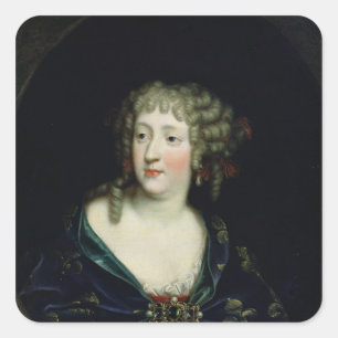 Adesivo Quadrado Retrato da rainha Marie-Therese de France