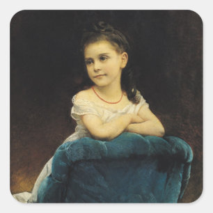 Adesivo Quadrado Retrato da senhorita Franchetti, 1877