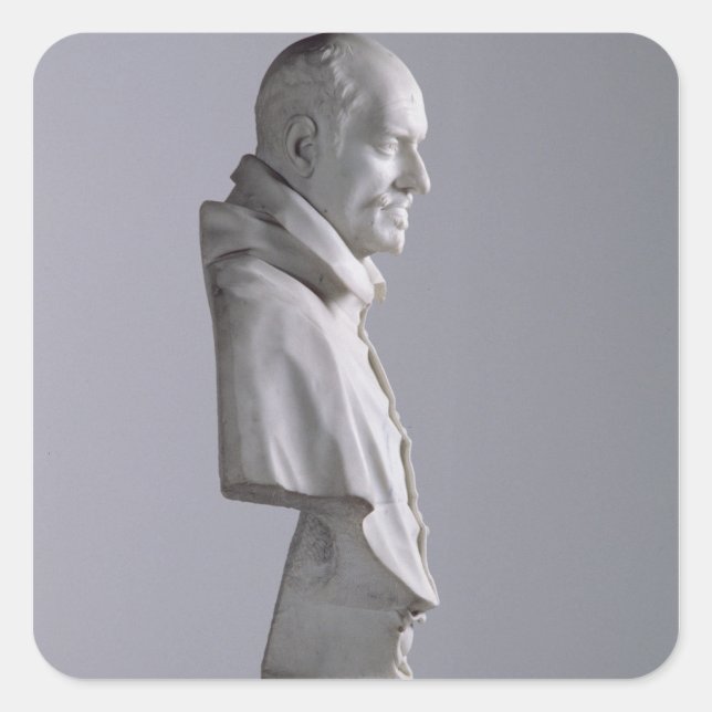 Adesivo Quadrado Retrato de Alessandro (Frente)