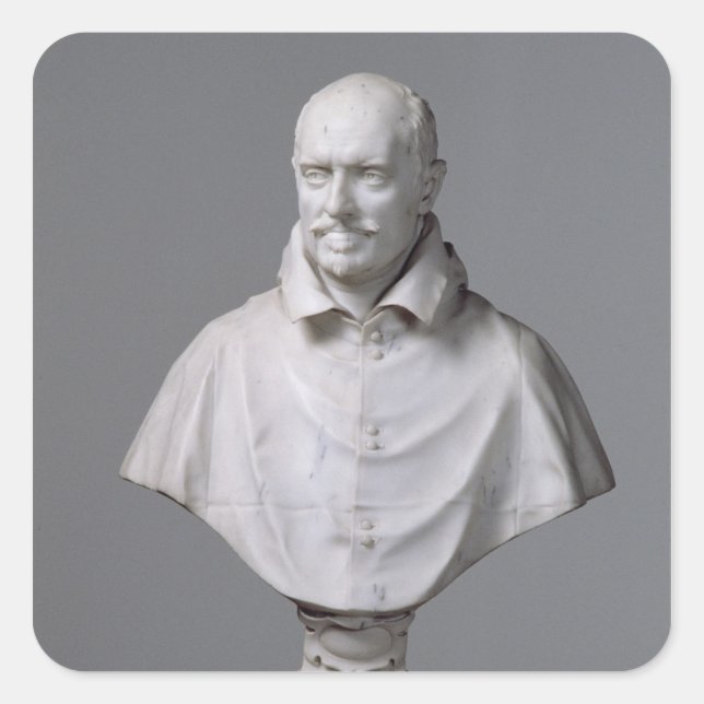 Adesivo Quadrado Retrato de Alessandro (Frente)