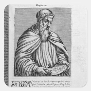 Adesivo Quadrado Retrato de Amerigo Vespucci