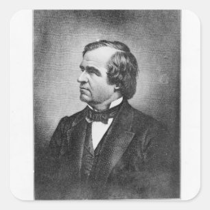 Adesivo Quadrado Retrato de Andrew Johnson