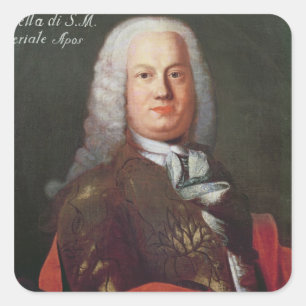Adesivo Quadrado Retrato de Antonio Caldara