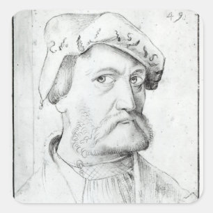 Adesivo Quadrado Retrato de auto