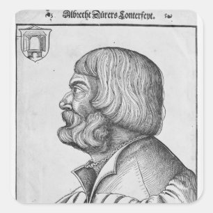 Adesivo Quadrado Retrato de auto, 1527