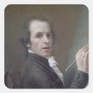 Adesivo Quadrado Retrato de auto, 1790