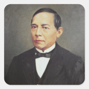 Adesivo Quadrado Retrato de Benito Juarez, 1948