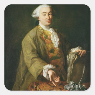 Adesivo Quadrado Retrato de Carlo Goldoni