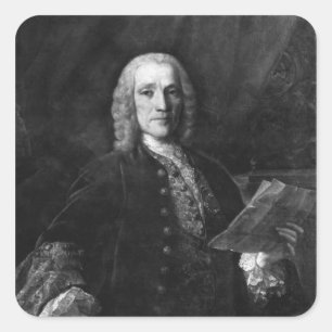 Adesivo Quadrado Retrato de Domenico Scarlatti